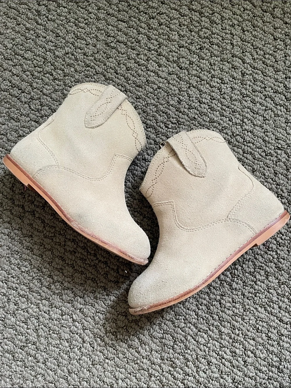 Janie&Jack Leather Western Bootie